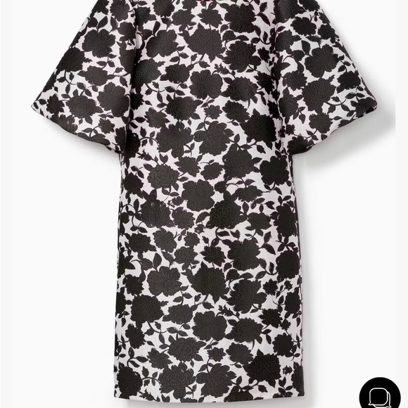 Kate Spade Bicolor Floral Taxi Dress, size 14 - Picture 4 of 5